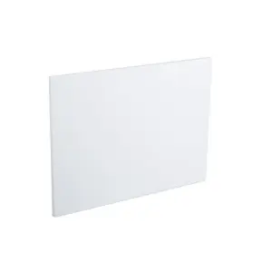 SunDaze Modern Bathroom L Shaped Bath Panels MDF End Bath Panel 700mm Gloss White