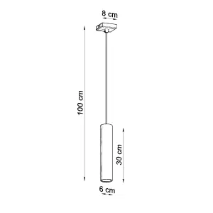 Lagos Steel White 1 Light Classic Pendant Ceiling Light