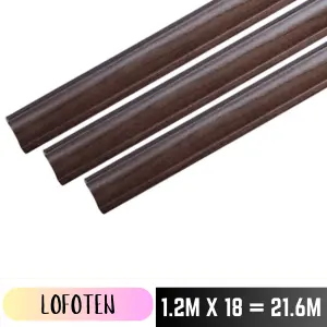 Lofoten Laminate Beading Scotia Edge Trim - 1.2M x 18 Total 21.6 Meters