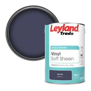 Leyland Trade Vinyl Soft Sheen Walls & Ceilings Emulsion Paint Warlock (PPG1173-7) - 5L