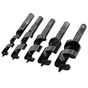 5 Piece 10mm 25mm Stubby Auger Bit Set Wood Timber Drill Bits