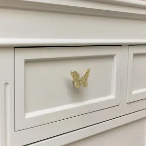 Melody Maison Gold Butterfly Drawer Knob