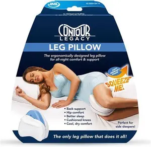 JML Contour Legacy Leg Pillow - White | Robert Dyas