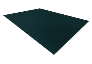 Modern washing carpet LINDO emerald green, anti-slip, shaggy 180x270 cm