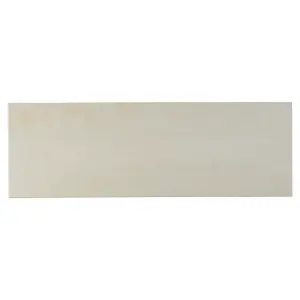 Konkrete Ivory Matt Konkrete Concrete effect Ceramic Indoor Wall tile, Pack of 8, (L)600mm (W)200mm