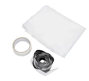 Dust Dirt Zipped Doorway Protection Protector Barrier Guard Kit 2.1m x 1.2m