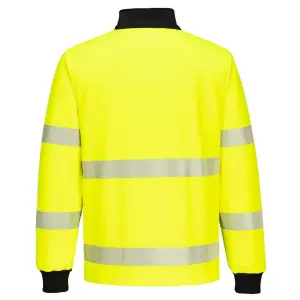 Portwest PW3 Hi-Vis 1/4 Zip Sweatshirt