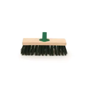 Bentley PVC Broom With Bracket Green (28cm)