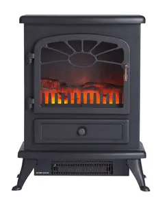 Focal Point ES 2000 Matt Black Electric Stove (H)540mm (W)430mm