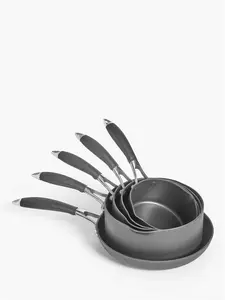 John Lewis 'The Pan' Aluminium Non-Stick Pan Set, 5 Piece