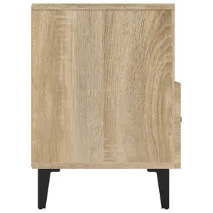 Berkfield TV Cabinet Sonoma Oak 80x36x50 cm Engineered Wood