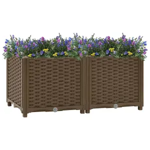 Berkfield Raised Bed 80x40x38 cm Polypropylene