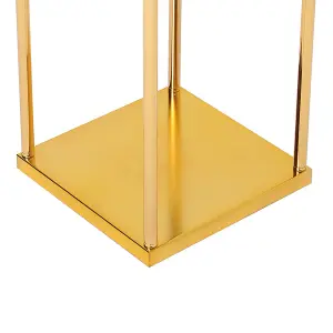 Gold Tall Metal Floor Vase Flower Stand Wedding Centrepieces 60cm (H)