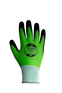 Traffi TG5895 Cut D Latex/Nitrile Foam Double Dipped Glove Pack of 10 Size 10