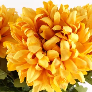 75cm Extra Large Reflex Chrysanthemum - Gold