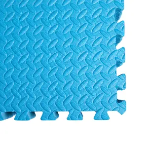 Samuel Alexander Blue EVA Foam Floor Protective Floor Tiles, Mats 60x60cm Each