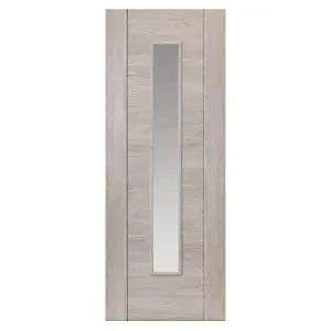 Alabama Light Grey Glazed Laminate Internal Door