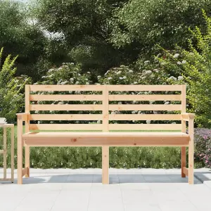 Berkfield Garden Bench 159.5x48x91.5 cm Solid Wood Pine