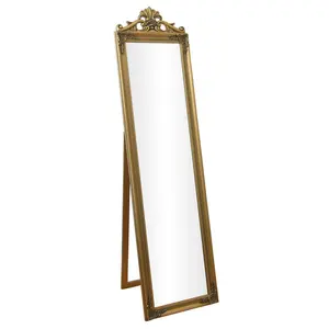 Cheval Mirror 45cm x 170cm Gold