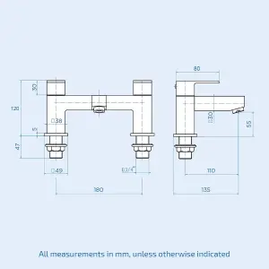 Square Chrome Thermostatic Overhead Shower Kit with Form Basin Mixer Tap & Bath Filler Set inc. Waste Set