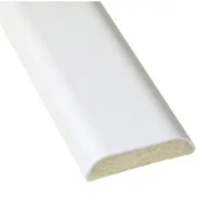 5Mtr White 25mm Double Edge Trim (D Mould)