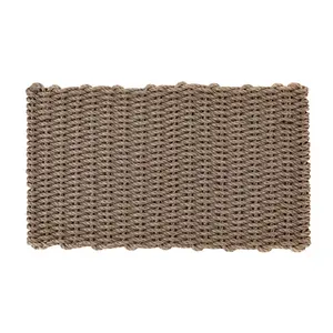 Rope Mat Natural / Rectangle 45 W x 75 L cm