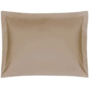 Belledorm Easycare Percale Oxford Pillowcase Walnut Whip (One Size)