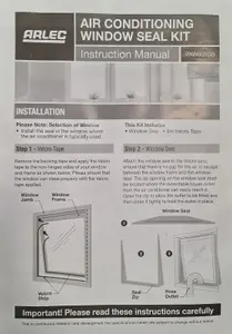 Arlec 4m Portable Air Conditioner Window Seal Kit