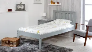 Kingston Pine Wooden Bed Frame 5'0 King - Grey