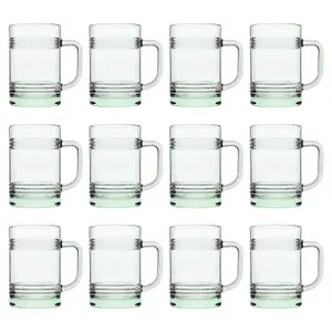 Pasabahce Aware Tincan Recycled Glass Mugs - 400ml - Green - Pack of 12