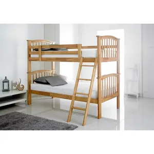 Barbican Single (3') Standard Bunk Bed Oak