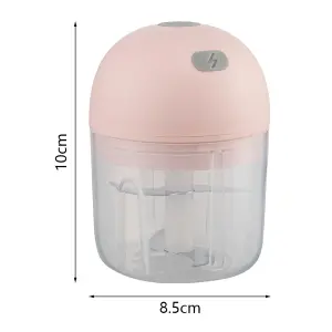 250ml 30W Electric Wireless Portable Blade Kitchen Garlic Choppers Grinders