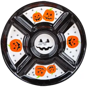 Halloween Dip Tray with Halloween Decals - Halloween Accessories Black