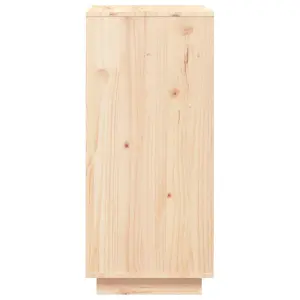 Shoe Cabinet 35x35x80 cm Solid Wood Pine