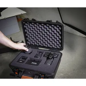 Durable IP67 Water Resistant Storage Case - Foam Lined Tool Box for Secure Storage