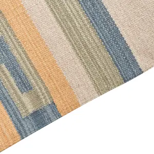 Cotton Kilim Rug 200 x 300 cm Multicolour APARAN