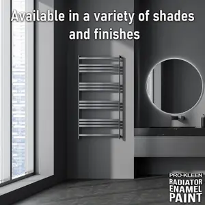 Anthracite Matt Radiator Enamel Paint 400ml x4