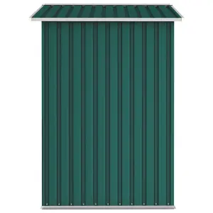 Berkfield Garden Shed Green 205x129x183 cm Galvanised Steel