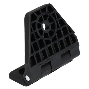 2 Pack Large Black Polyamide Leaf Hinge Reinforced Plastic 80x100mm Italian