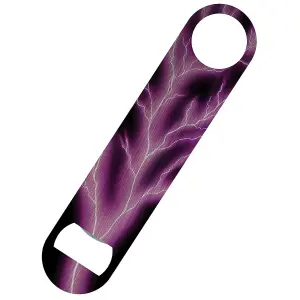 Grindstore Lightning Bolt Bar Blade Bottle Opener Purple (One Size)