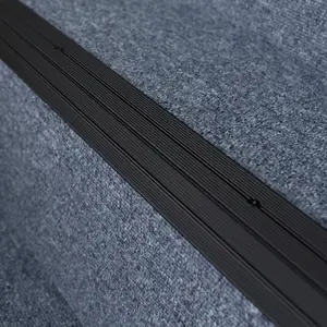 Anodised aluminium anti non slip stair edge nosing trim 900mm x 35mm x 35mm A34 black