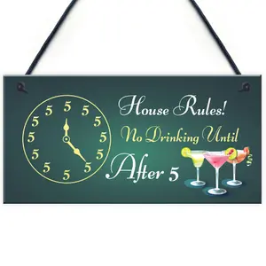 Funny Bar Sign Home Bar Pub Kitchen Hanging Sign Gin Wine Gift Lockdown