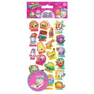 Shopkins Characters Stickers Multicoloured (One Size)