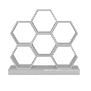 Decorotika Cicek Hexagonal Bookshelf