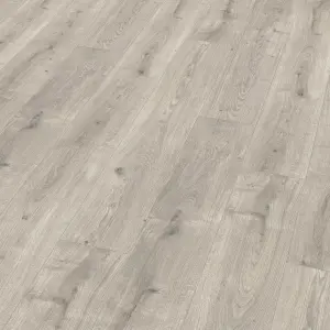 GoodHome Rowley Grey Wood effect Laminate Flooring, 1.995m²