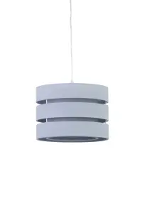 Trio Light Grey Pendant Light shade (D)35cm