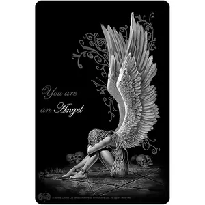 Spiral Direct Enslaved Angel Metal Card White/Black (One Size)