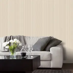 Galerie Natural Fx Beige Strea Embossed Wallpaper