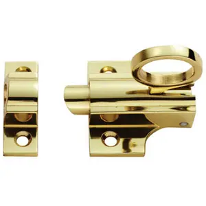 Sprung Fanlight Window Catch 33mm Fixing Centres Polished Brass Loft Window