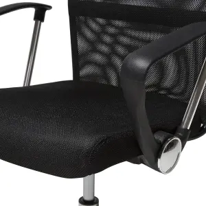 Beliani Minimalist Office Chair Black DESIGN